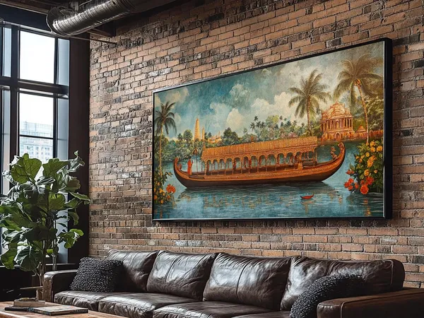 Kerala Jaipur Garden Mural Indian Wall Art Print