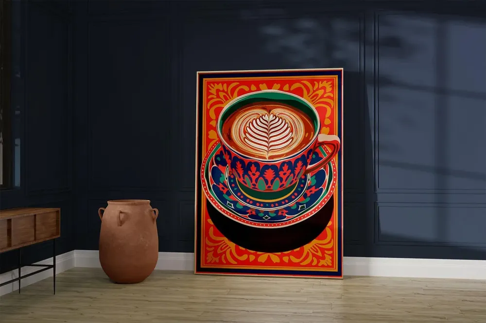 Chai Tea Art Print, Desi Kitchen Decor