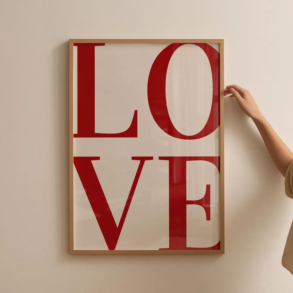Love - Vintage 70s Typography - Image 5