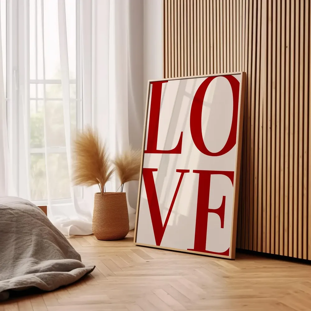 Love - Vintage 70s Typography - Image 3