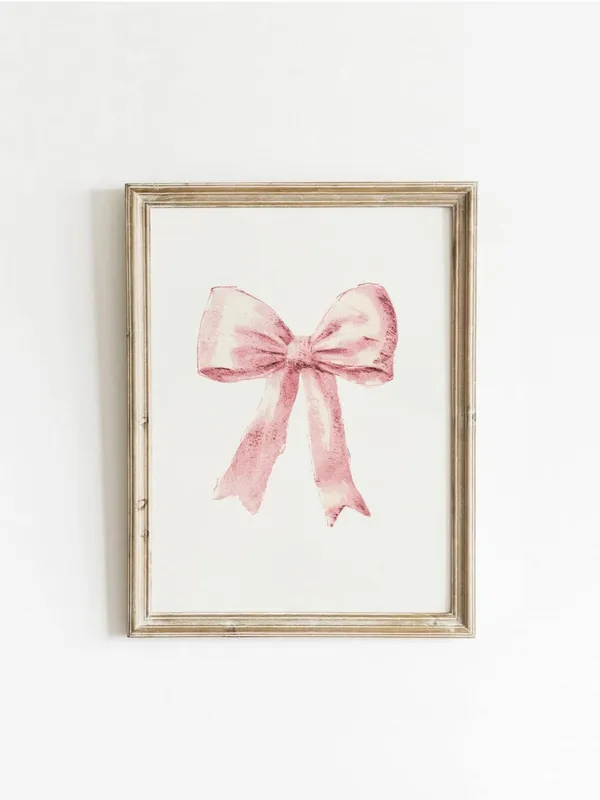 Pink Preppy Teen Room Decor Poster Print