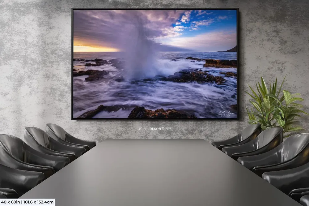 Oregon Coast Thors Well Sunrise Sunset Poster - Image 2