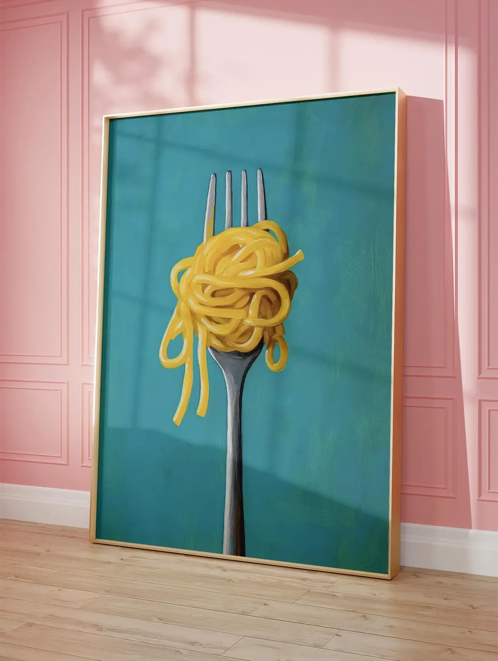 Colorful Pasta Art Print, Bright Kitchen Decor - Image 4
