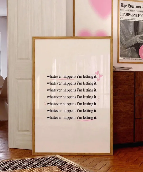 Whatever Happens, Gracie-Inspired Poster Art Print