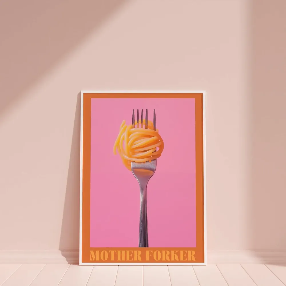 Kitchen Poster Pasta, Kitchen Quotes Art Print - Image 4