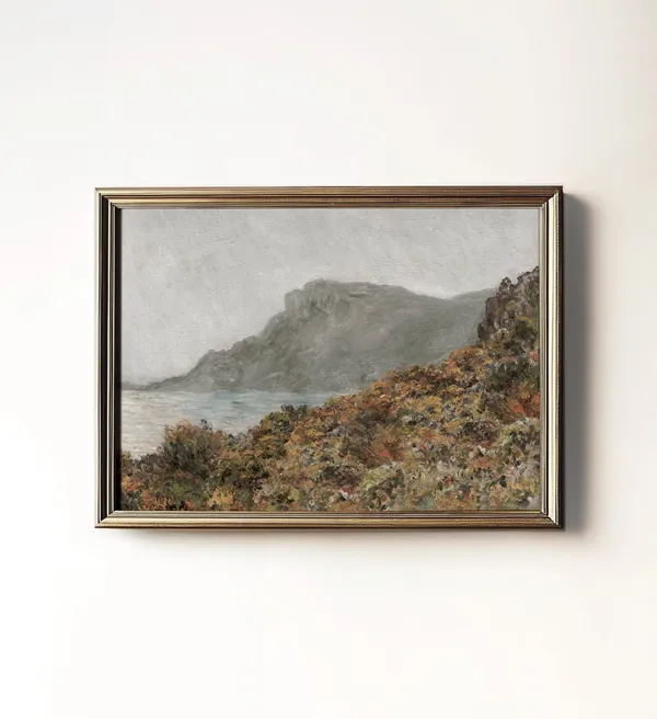 Coastal Landscape Art Print, Bedroom Statement Decor