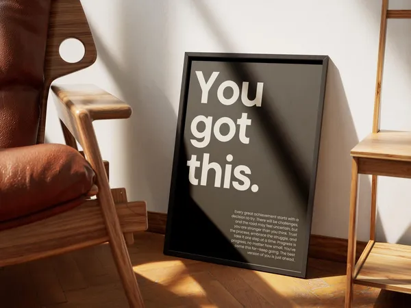 You Got This Motivational Typography Art Print