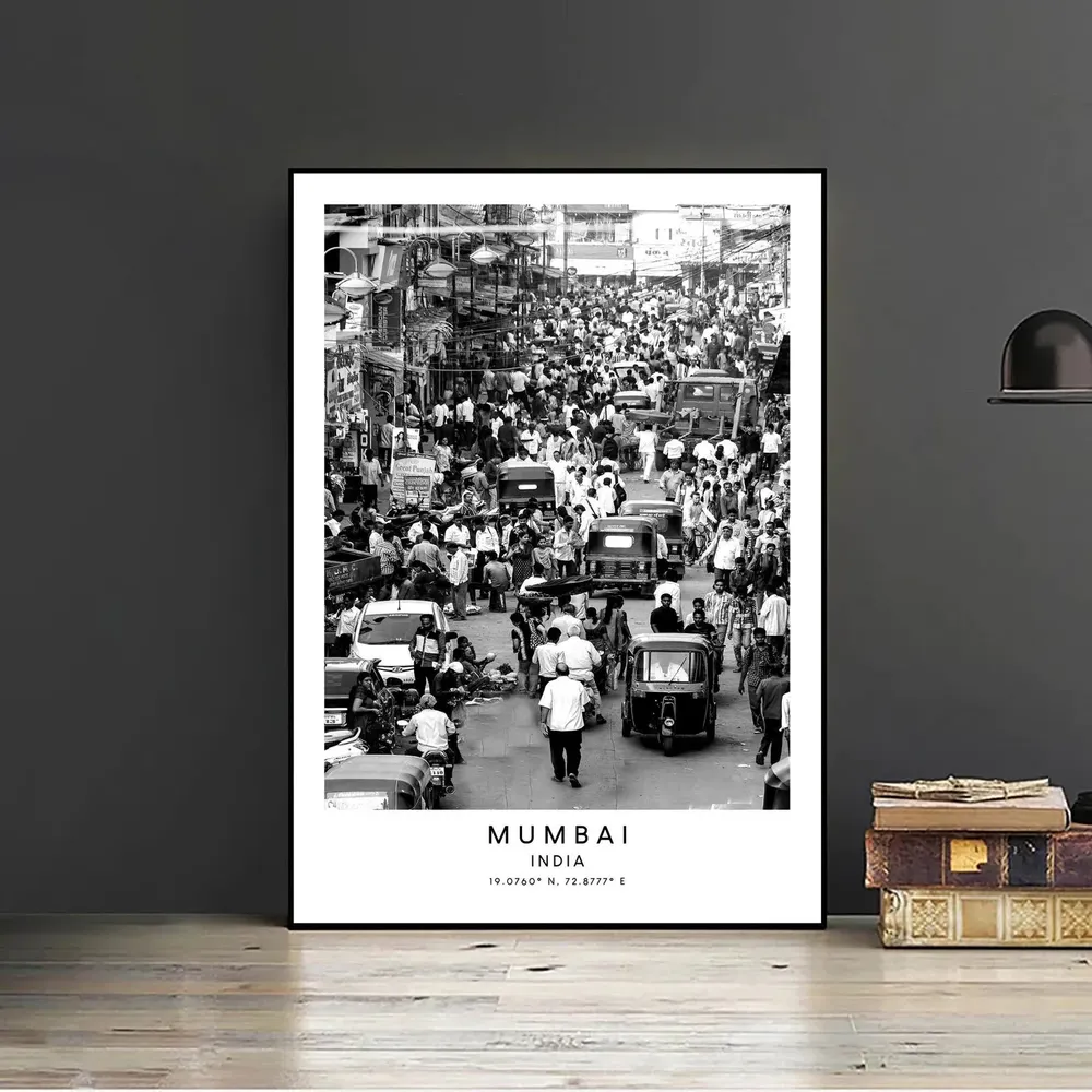 Mumbai And Kathmandu Travel Poster