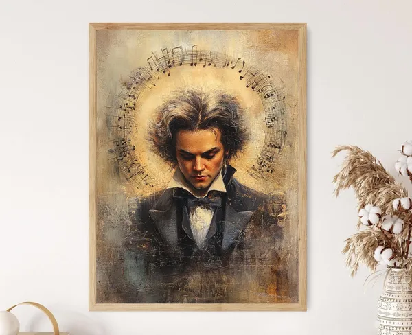 Ludwig Van Beethoven Portrait Art Print