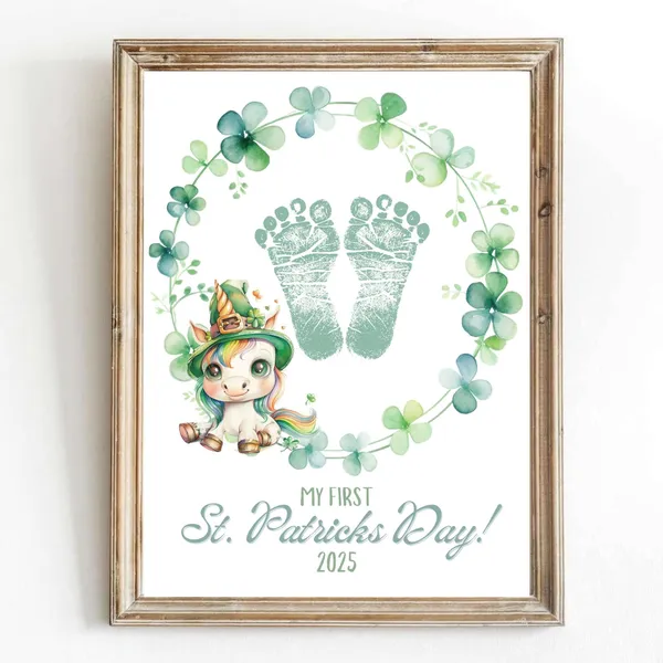 My First St Patrick's Day Keepsake, Newborn Baby