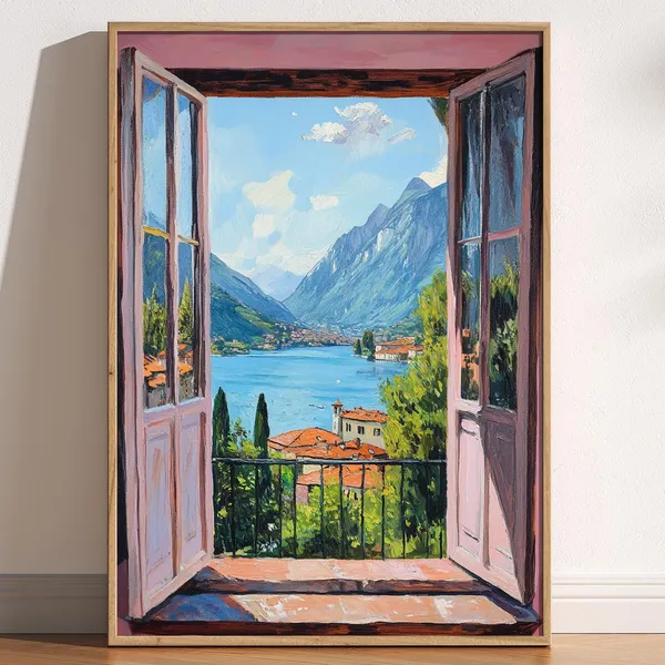Open Window, Matisse-Inspired Fauvism Exhibition Print