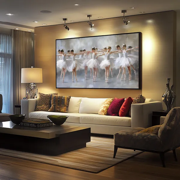 Ballerinas Art Print, Music Room Wall Art Decor