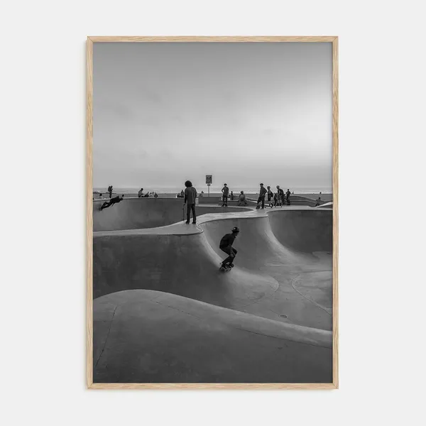 Fine Art Skateboard Black White Photography Art Print
