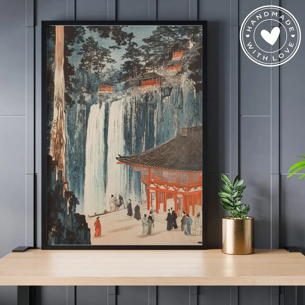 Hokusai Ukiyo Retro Landscape Art Print