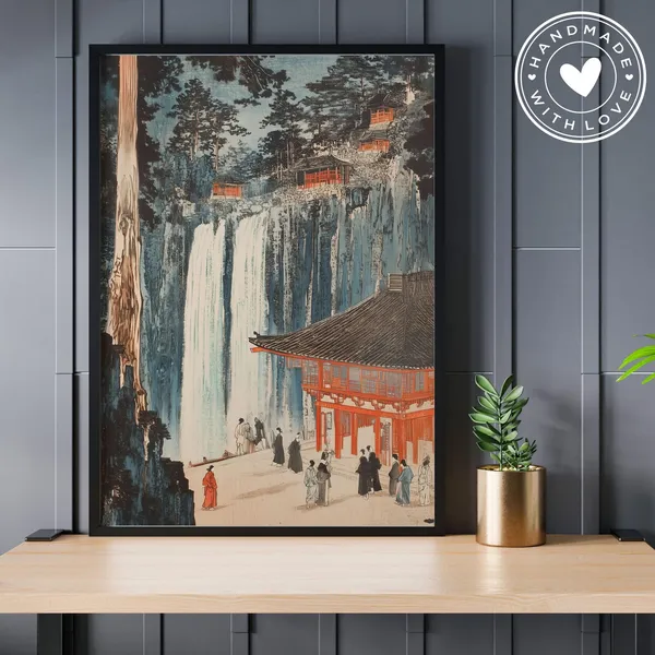 Hokusai Ukiyo Retro Landscape Art Print