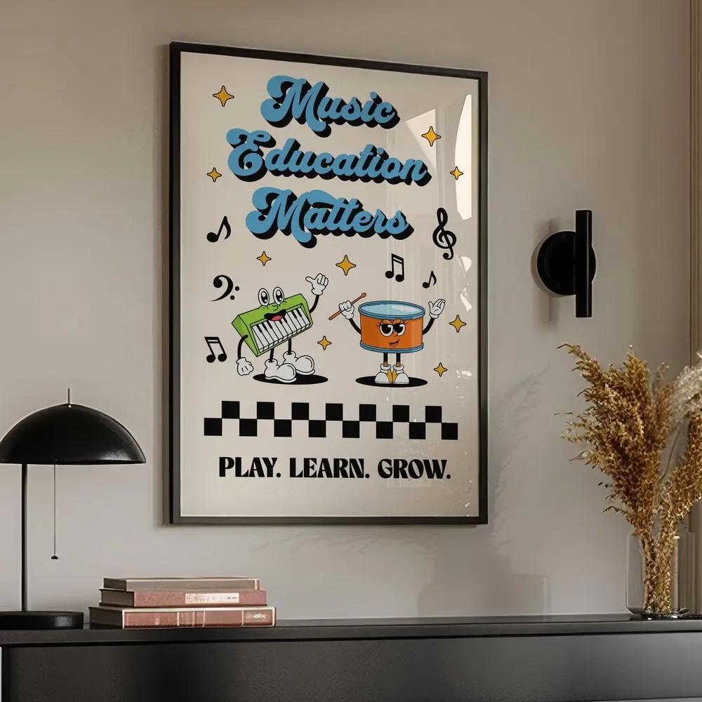 Retro Music Education Matters Poster, Classroom Decor - Image 5