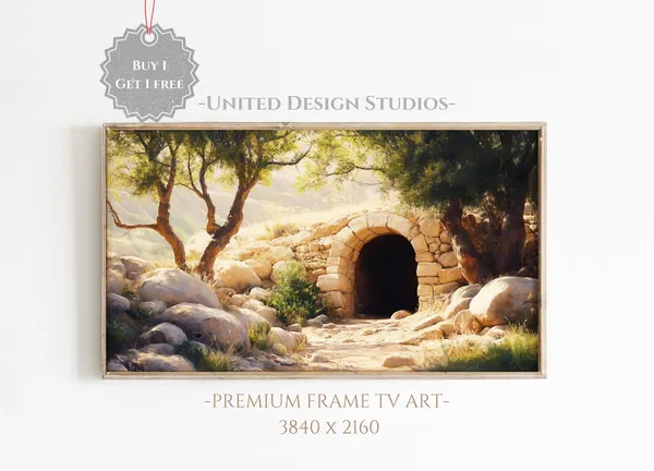 Jesus Christ Easter Oil Painting Art Print