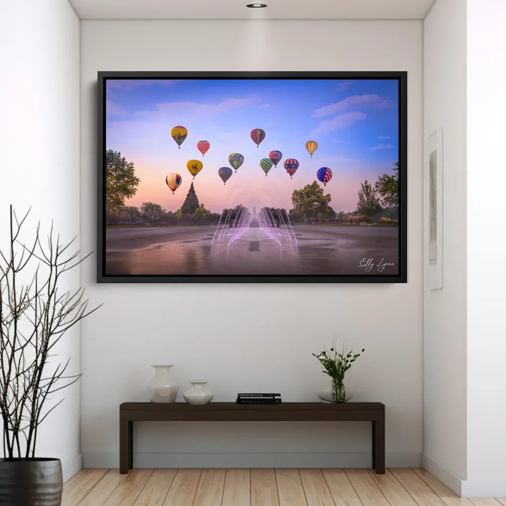 Spirit Of Boise Balloon Classic Art Print, Boho