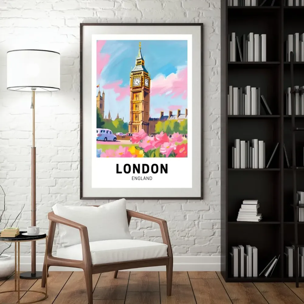 London England Travel Poster, Illustration - Image 2