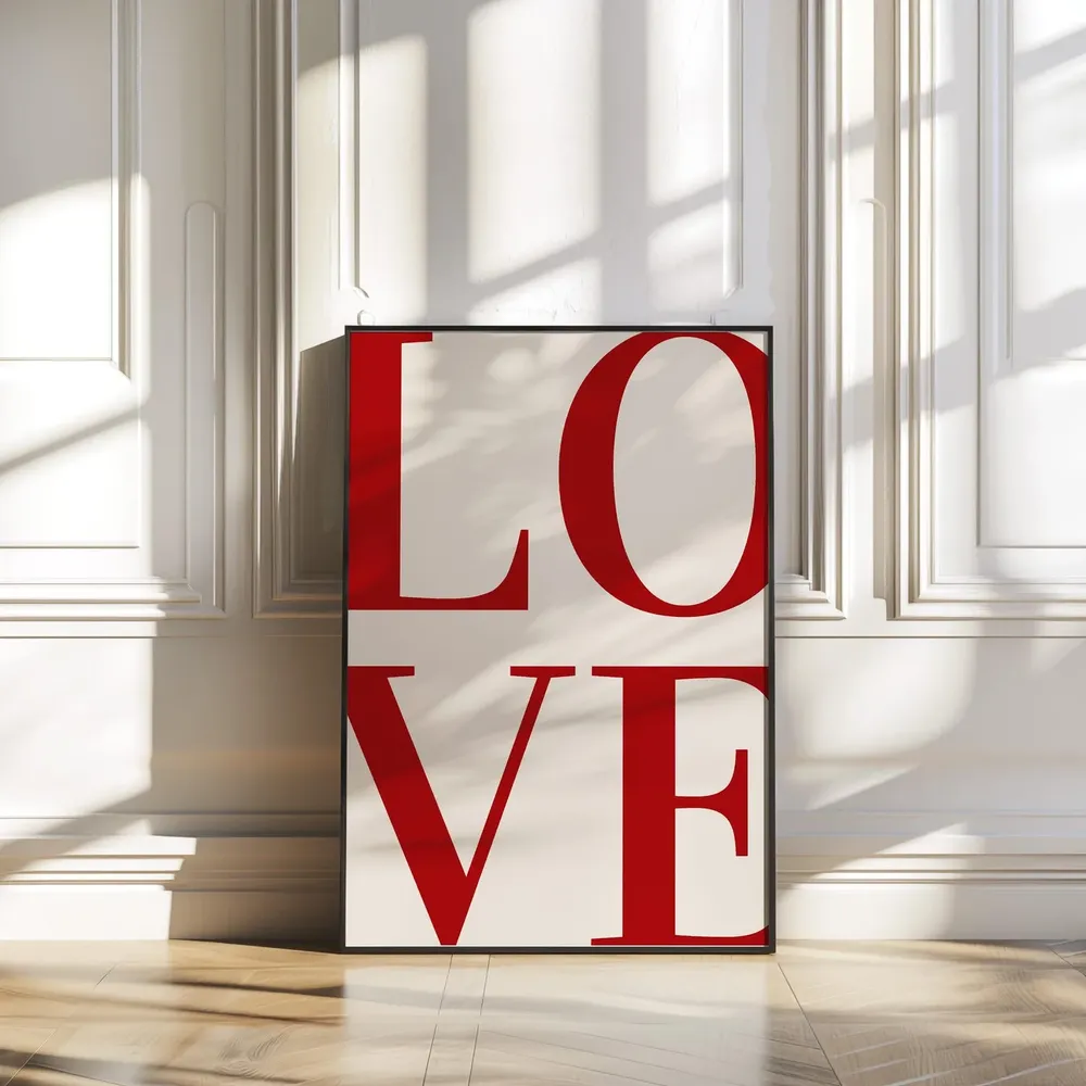 Love - Vintage 70s Typography - Image 2