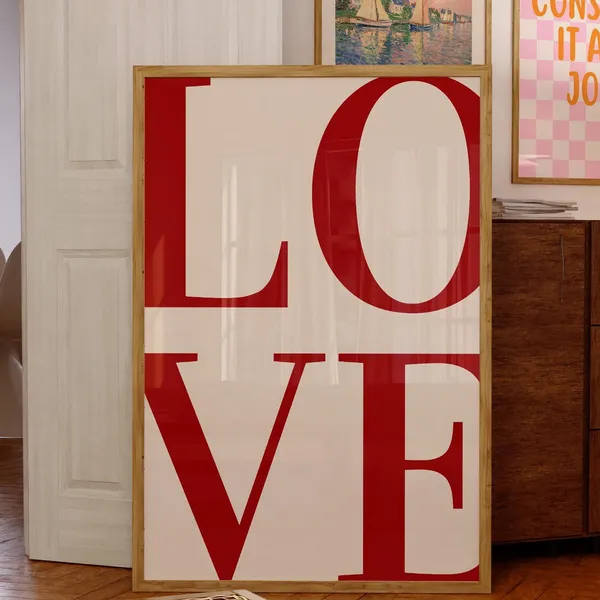 Love - Vintage 70s Typography