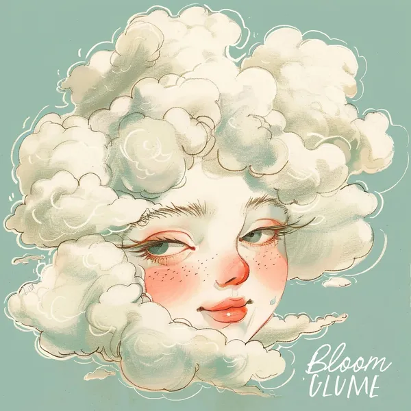 Cirrus Cloud Surrealism Art Print, Celestial Whimsy