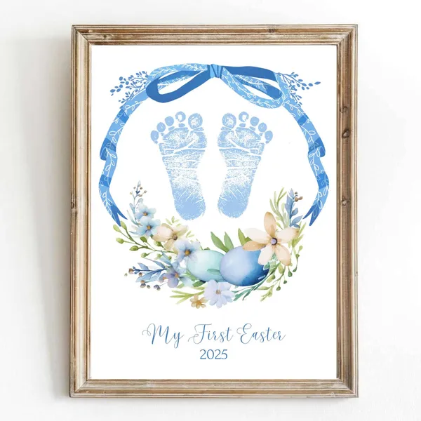 My First Easter Keepsake, Baby Easter Craft Print