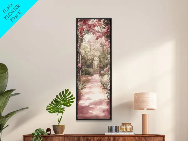 Secret Garden Path Cottagecore Wall Art Print