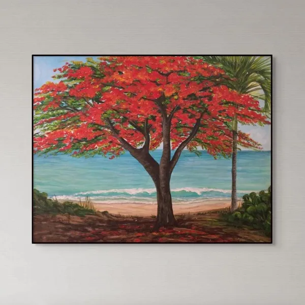 Flamboyant Tree Caribbean Dreams Art Print