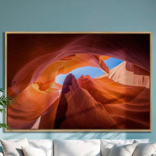 Antelope Canyon Arizona Travel Poster, Natural Rock Formation