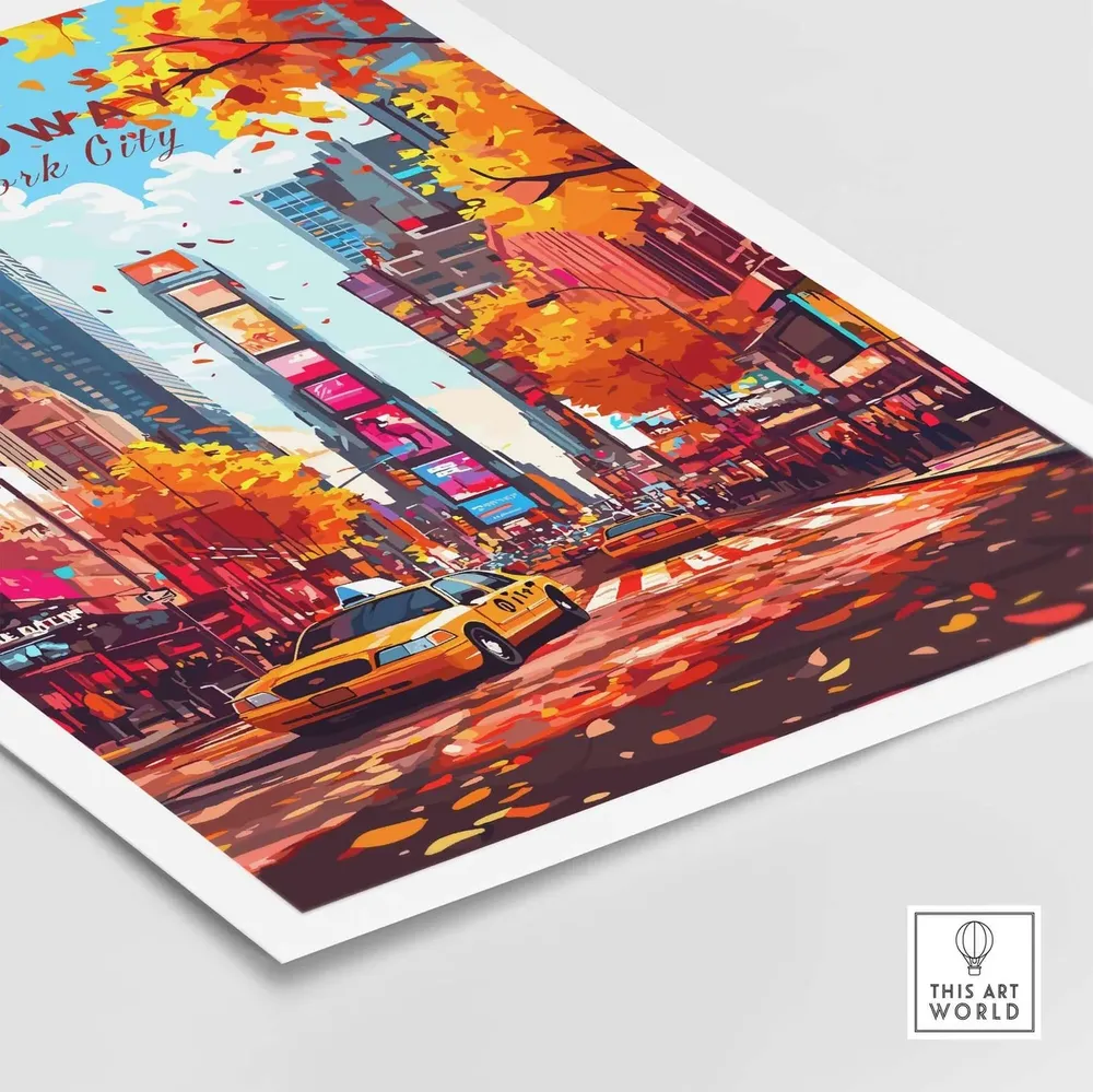 Broadway Travel Poster, New York City Gift - Image 5