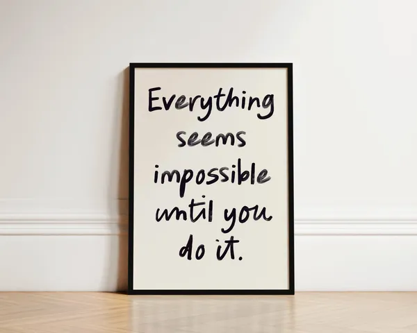 Motivational Quote Art Print, Positive Affirmation