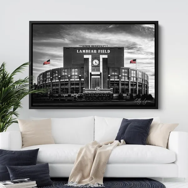 Lambeau Field, Green Bay Wisconsin Travel Poster