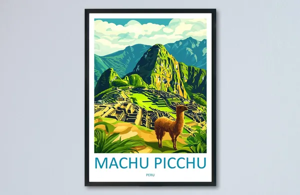 Machu Picchu Home Decor Gift Art Print