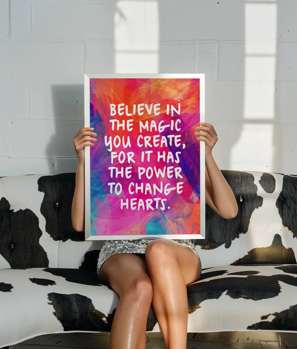 Inspirational Quote Poster, Creative Arts Classroom Decor - Image 2