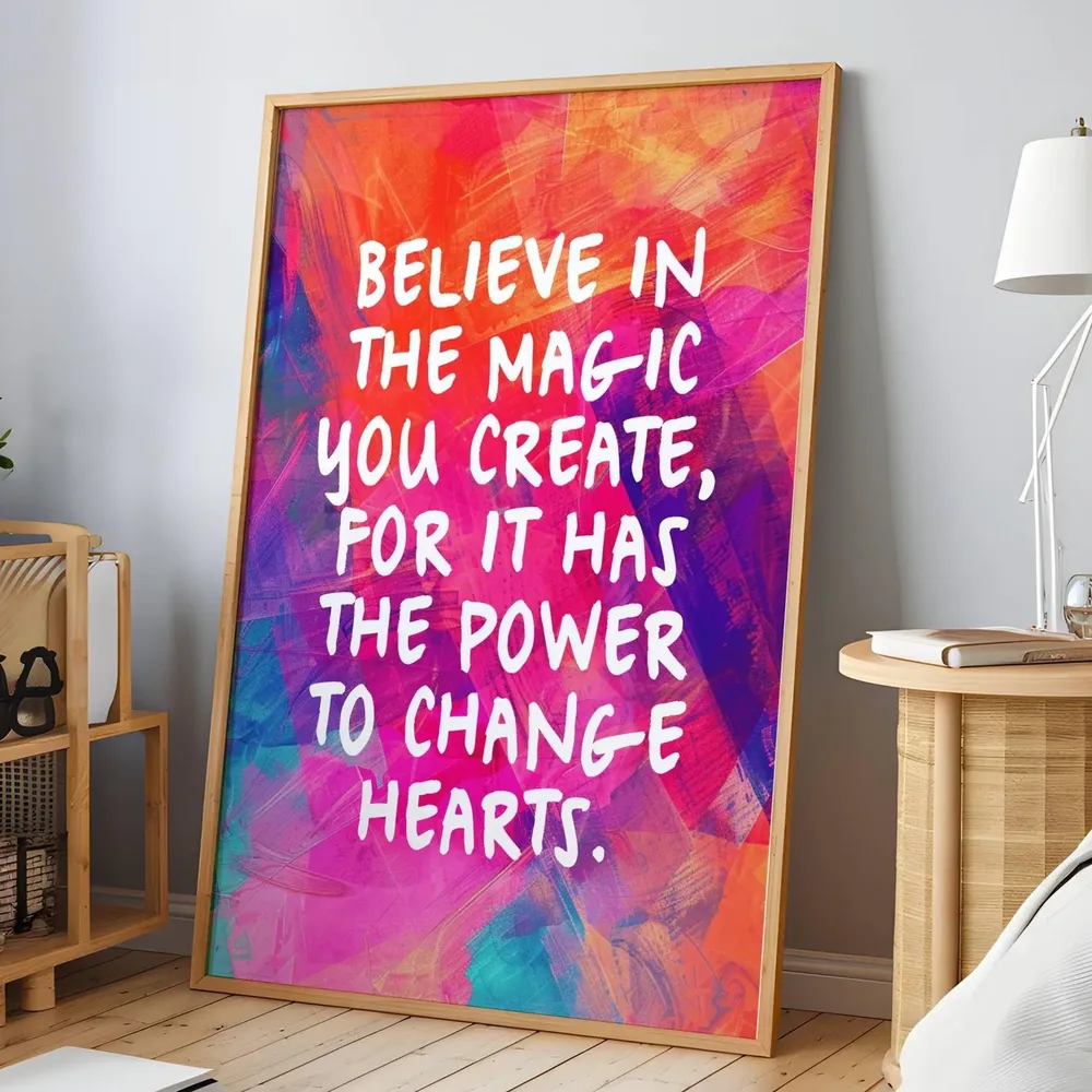 Inspirational Quote Poster, Creative Arts Classroom Decor