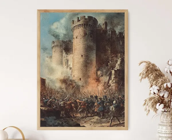 Storming Of The Bastille, French Revolution Art Print