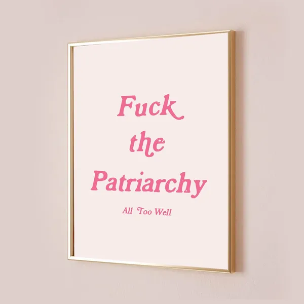 Taylor Poster, Feminism Quote Office Art Print
