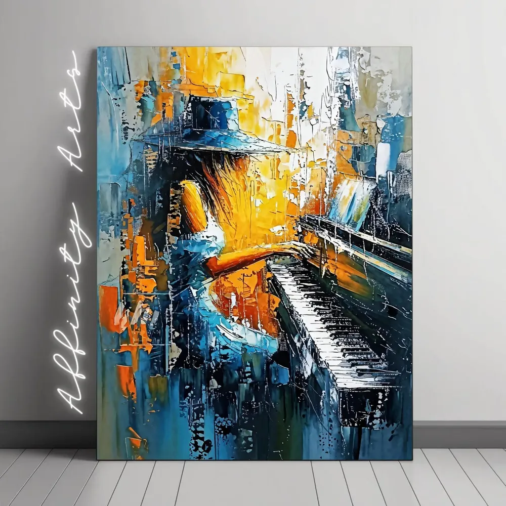 Melody Colors Modern Travel Poster