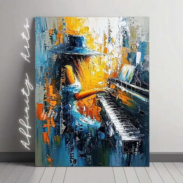 Melody Colors Modern Travel Poster