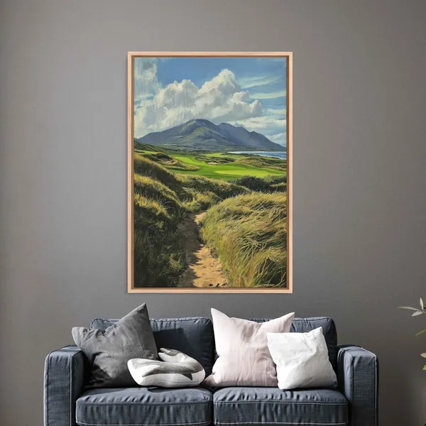 Royal County Down Golf Course, Ocean View Art Print