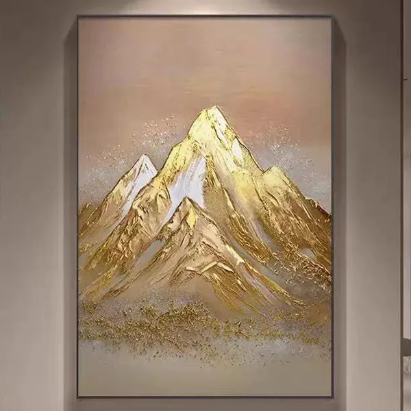 Abstract Mountain Wall Art Print, Modern Design
