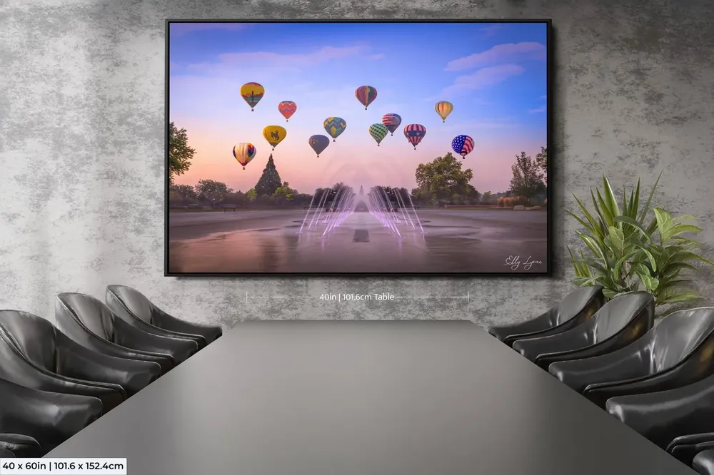 Spirit Of Boise Balloon Classic Art Print, Boho - Image 2