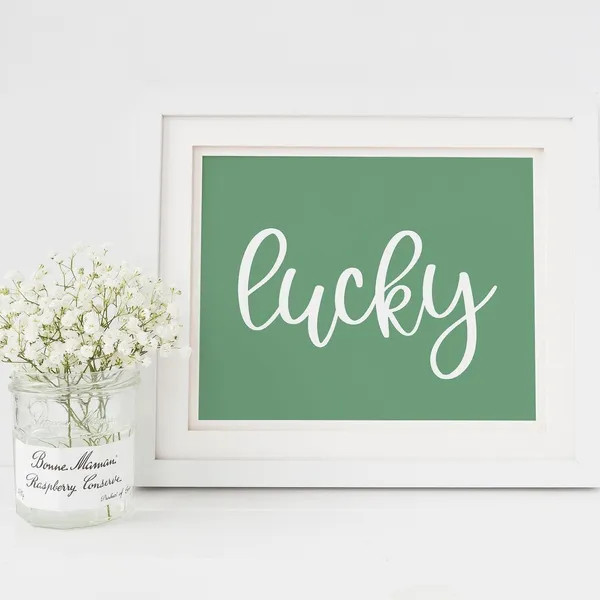 Lucky St. Patrick's Day Seasonal Art Print