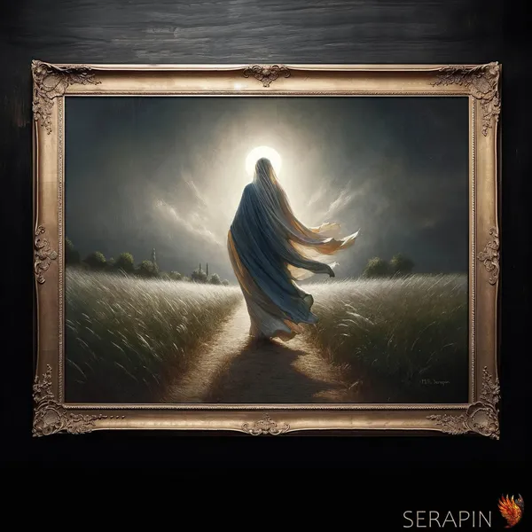 Blessed Virgin Mary Catholic Marian Art Print
