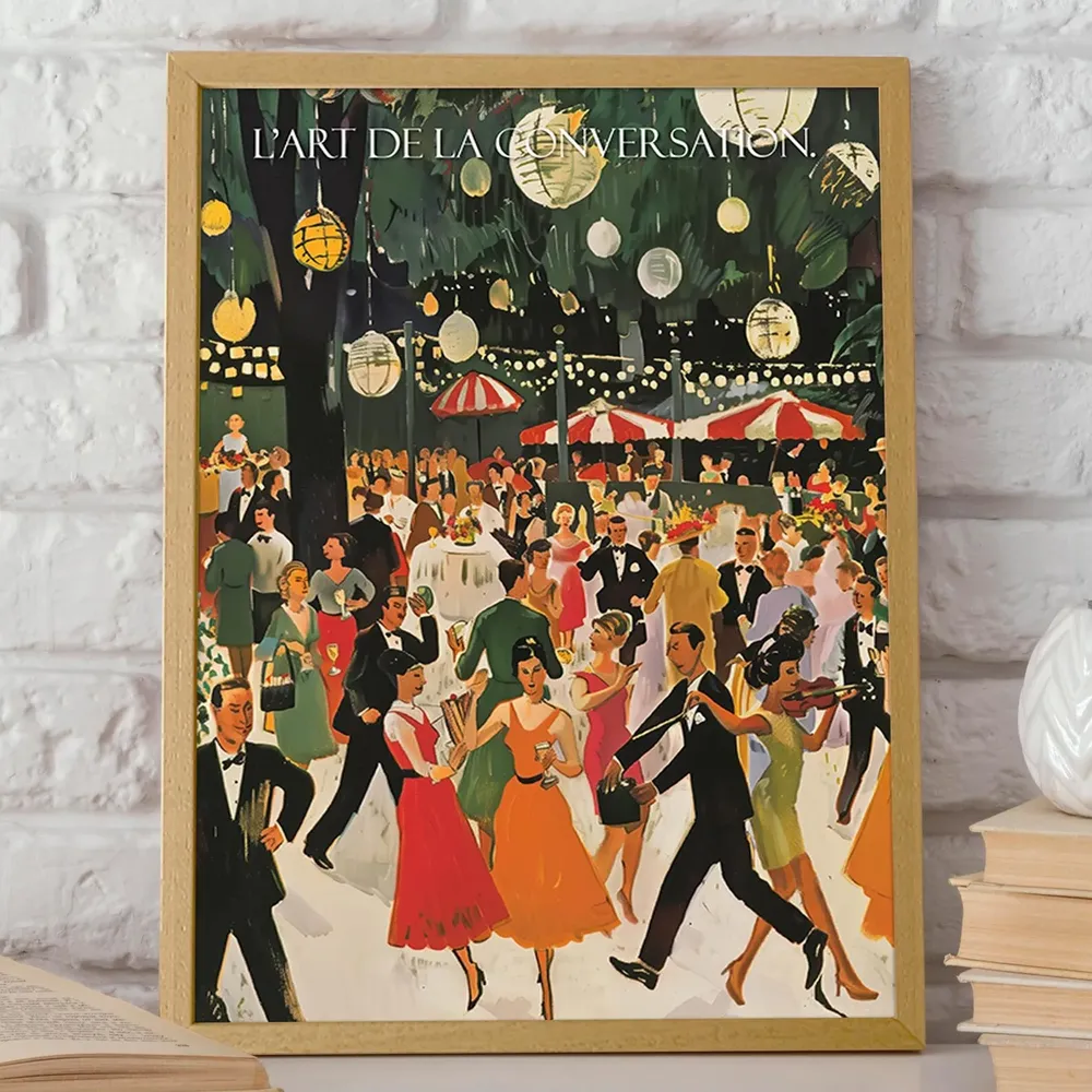 Retro Dance Party Poster, Gatsby Theme Ballroom Decor - Image 2