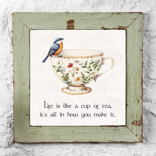 Irish Proverb Tea Saying, Irish Kitchen Wall Art