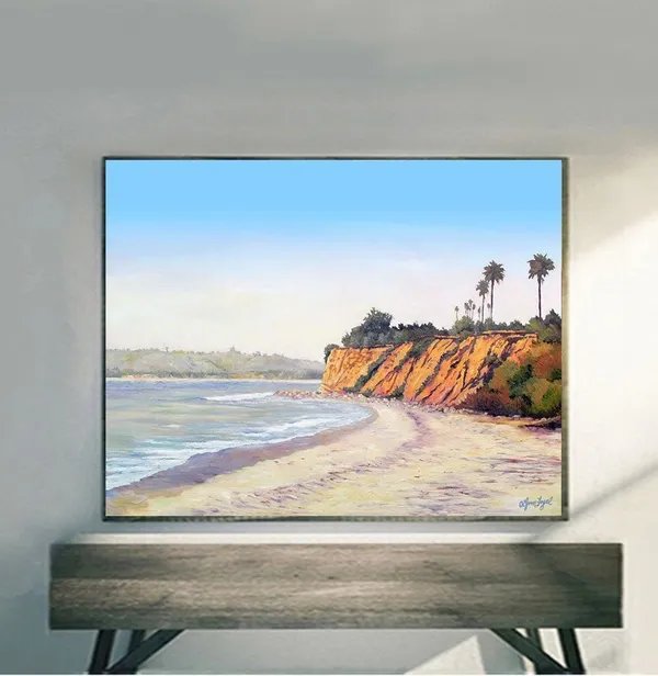 Santa Barbara Butterfly Beach, Montecito Poster Print