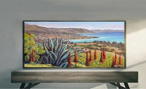 Goleta Landscape, Santa Barbara Travel Poster