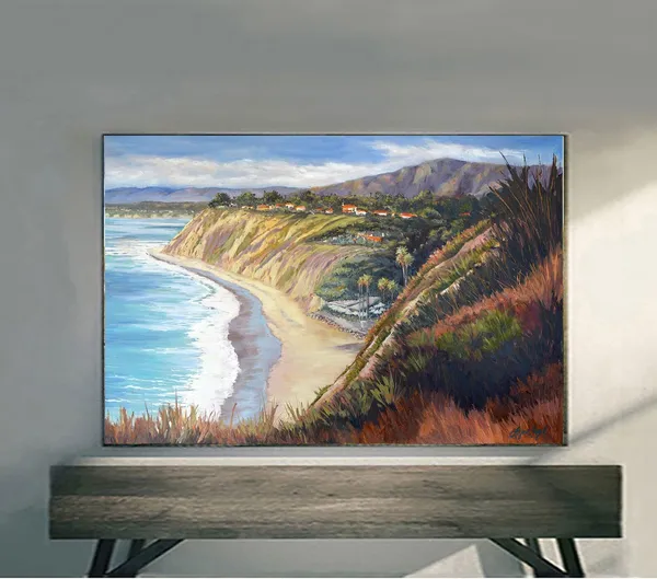 Arroyo Burro Beach Santa Barbara Travel Poster
